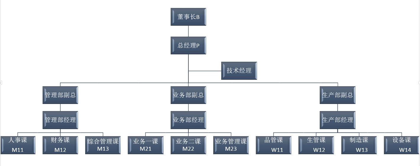 Company organization图